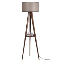 Lampadar Sehbali Gri 26x26x65 cm - Eleganță și Funcționalitate - 2