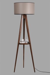 Lampadar Sehbali Gri 26x26x65 cm - Eleganță și Funcționalitate - 3