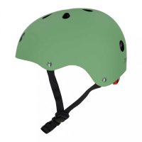 Casca de protectie pentru copii FIX S Green, marime S (48-54 cm), cu lumina LED si 11 orificii de ventilatie - 1