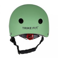 Casca de protectie pentru copii FIX S Green, marime S (48-54 cm), cu lumina LED si 11 orificii de ventilatie - 2