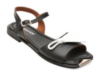 Sandale GRYXX alb-negru, 208421, din piele naturala - 1