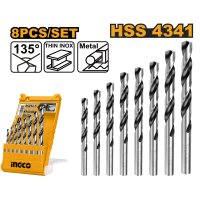 Set Burghie HSS pentru Metal 8 buc INGCO AKDB1088 - Performanta si Precizie - 1