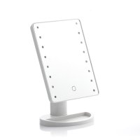Oglinda pentru machiaj  LED, buton tactil - 1
