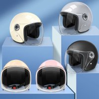 Casca moto/scuter unisex, cu vizor, marime universala 56-62cm, roz, FIXATO - 3