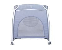 Patut pliabil KikkaBoo cu doua nivele si accesorii incluse Dreamy Bear Grey - 1
