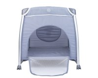 Patut pliabil KikkaBoo cu doua nivele si accesorii incluse Dreamy Bear Grey - 9