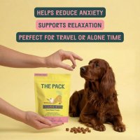THE PACK Calming Bites pentru caini XS-XL, recompense functionale cu fructe pentru calm, 100 g - 4