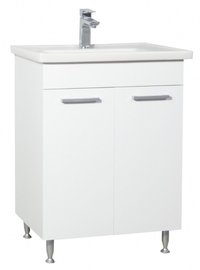 Set Baza si Lavoar seria 067, 60 cm, alb - 1