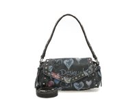 Geanta DESIGUAL bleumarin, SAXA57, din material textil - 1