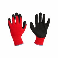Manusi de Protectie CMP1721 Rosu Negru, Rezistente si Antiderapante pentru Constructii si Mecanica - 1