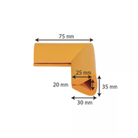 Car Boy Safety Protectie Colturi Spuma Maro 35x75x30x20 mm - 1