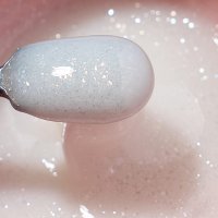 Gel Shimmer Milky White 05 - Everin 15gr cu Sclipici - 1