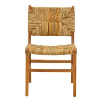 Scaun de gradina, Refane, Natural, 50x58x85 cm - 5
