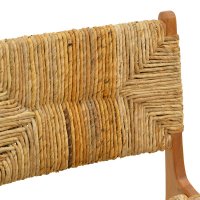 Scaun de gradina, Refane, Natural, 50x58x85 cm - 7