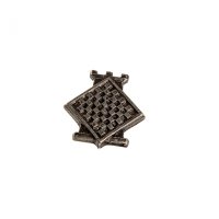 Insigna de sah 2 - Accesoriu elegant pentru pasionatii de sah - 1
