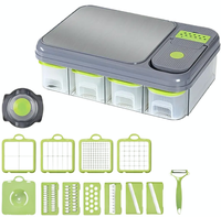Set 6 in 1 pentru bucatarie Tocator si feliator multifunctional - 1