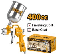 Pistol de Vopsit Ingco ASG4041 cu Vas Metal 400ml si Diuza de 1.5mm - 2