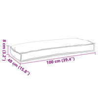 Perna dreptunghiulara Antracit 100x40x8 cm de la Fabrica Oxford - 6