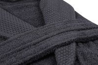 Halat de baie L'essentiel Maison antracit XL din 100% bumbac - 4