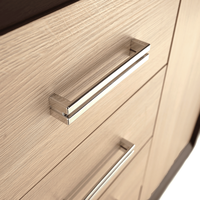 Scrin KORINA din DTD laminat, design stejar inchis/stejar deschis - 7