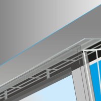 TRIXIE Grilaj Orizontal pentru Protectie Geam Rabatabil pentru Pisici, Dimensiuni 65 x 16 cm - 3