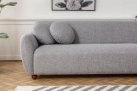 Coltar Eddy Corner Gri Deschis - 7