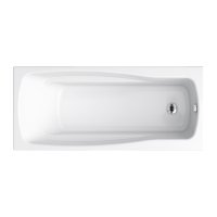 Cada de baie dreptunghiulara Cersanit Lana S301-162 cu picioare ajustabile, acril 160 x 70 cm - 2