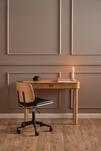 Scaun de birou Owen negru, cu reglare pe inaltime, 91 x 48,5 x 54 cm - 1