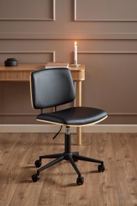 Scaun de birou Owen negru, cu reglare pe inaltime, 91 x 48,5 x 54 cm - 2