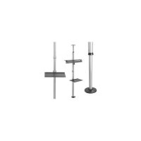 Suport TV Maclean MC-791N pentru tavan, plafon sau podea, reglabil, 37-70 inch, negru - 1