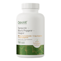 OstroVit Turmeric cu Ghimbir si Piper Negru - 90 Capsule pentru Sanatate - 1