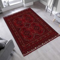 Covor Conceptum Hypnose, rosu, 120x180 cm, din chenille acrilic si poliester, cu baza antiderapanta - 2