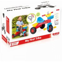 Tricicleta Dolu pentru copii, cu maner parental, free wheel, claxon si cos pentru accesorii - 1