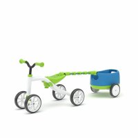 Tricicleta Chillafish Quadie cu Remorca pentru Copii, Usoara si Reglabila, 3.8 Kg, 1-3 Ani, Lime - 1