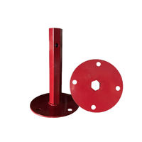 Manicot Rotund pentru Roata Motocultor - Culoare Rosie - 3