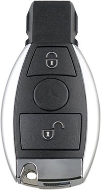Carcasa cheie auto Techstar compatibila Mercedes Benz, 2 butoane, model dupa 2000, suport NEC si BGA - 4
