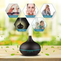 Umidificator si Purificator Aer cu Aromaterapie cu Ultrasunete, Uleiuri Esentiale, pentru Camera, Birou, de 400 ml - 5