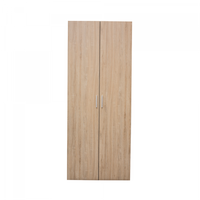 Dulap ALMA 2 usi, 5 rafturi, bara de haine, sonoma, 80x52x203 cm - 1