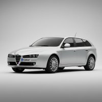 Covorase auto tip tavita TEAMCAR pentru Alfa Romeo 159 Sportwagon Pre-Facelift, 2006-2008, negre, set 5 bucati - 8