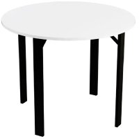 Masa bucatarie Onita rotund culoare alb-negru,R90 X 75 cm - 1
