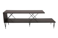 Comoda TV Hanah Home 854KLN3056, maro inchis, PAL melaminat, 120x40x30 cm - 1