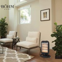 Radiator Electric Quartz Bohm BHH05 - 400/800/1200W, Aeroterma cu Oscilatie 75° pentru Spatii de 25m² - 4