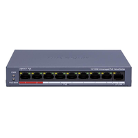 Switch PoE Hikvision DS-3E0109P-E/M(C), Fast Ethernet, 8 porturi PoE - 1