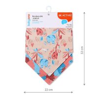 Set 2 bavete tip bandana Baby Ono jungla - 2