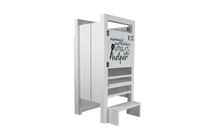 Turn de activitati pliabil Learning Tower - alb - 2