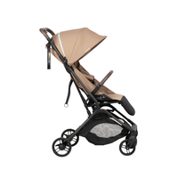Carucior copii Tutis Noordi Sia Sand Beige Carbon, 5.9 kg, compatibil cu avionul, accesorii incluse, suporta pana la 22 kg - 2