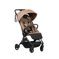 Carucior copii Tutis Noordi Sia Sand Beige Carbon, 5.9 kg, compatibil cu avionul, accesorii incluse, suporta pana la 22 kg - 5