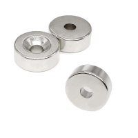 Set 20 magneti puternici pentru surub, gri, disc, 15 mm x 4 mm - 4