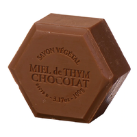 Sapun hexagonal ciocolata, unt de cacao, 100g, Apidava - 1