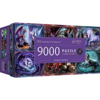 Puzzle panoramic Trefl 9000 piese - Creaturi de basm - 1